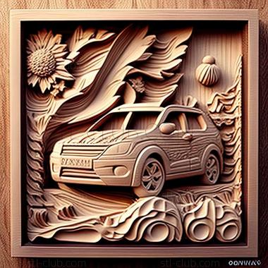 3D мадэль Suzuki SX4 (STL)